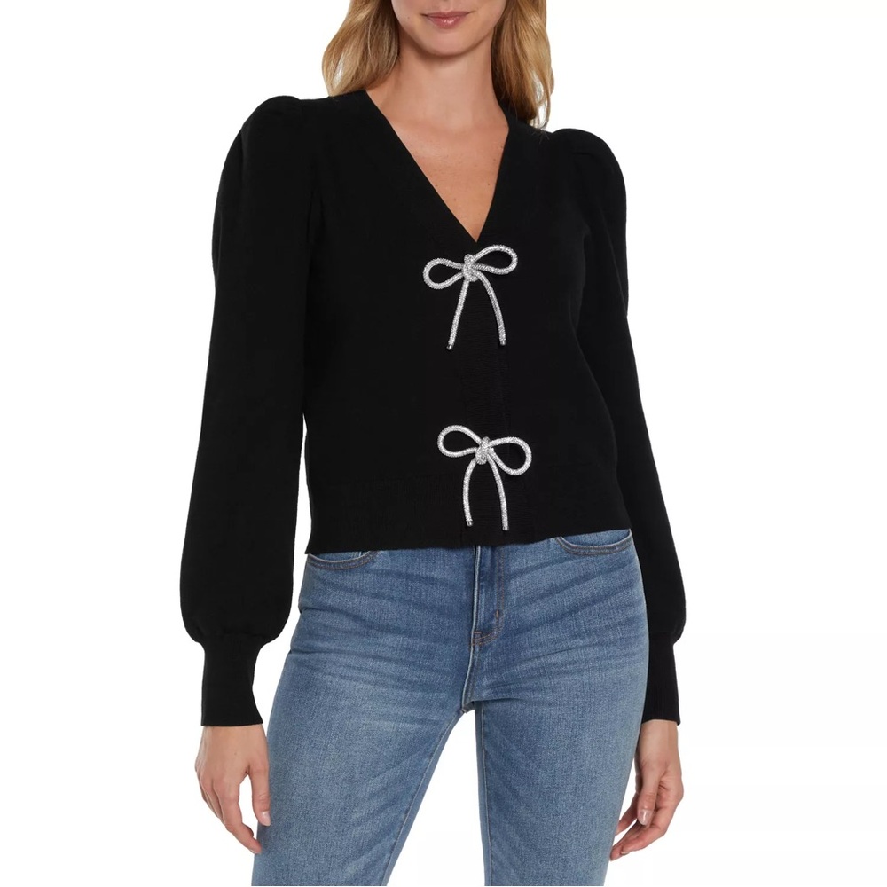 Express V-neck Bow Cardigan 🎀